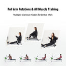 Exercise Adjustable Double Hydraulic Resistance Rowing Machine