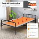 71 x 31 Inch Massage Bed Warmer Heating Pad with 5 Heat Settings