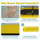 7 Feet Kids Recreational Bounce Jumper Trampoline-Yellow