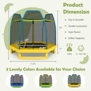 7 Feet Kids Recreational Bounce Jumper Trampoline