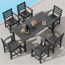 Dining Chairs Set of 2 Rubber Wood Dining Room Chairs with Comfortable Backrest and Padded Seat