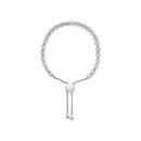 14K White Gold 6.00 Cttw Diamond 4â€-10†Adjustable Bolo Tennis Bracelet (I-J Color, I1-I2 Clarity)