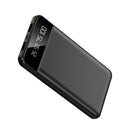 10000mAh Power Bank Portable Ultra Slim Charger External Battery Pack with 2 USB Output Ports Charging Cable LED Flashlight Compatible with IOSPhone 1