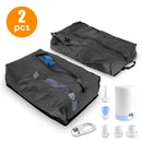 17L Vacuum Storage Bags with Rechargeable Pump (2-Pack)