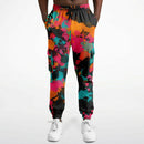 Fiesta Colors Paint Splatter Unisex Cargo Joggers (Fleece Lined)
