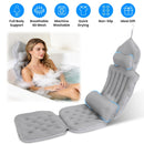 Full Body Bath Pillow with Lumbar Support & Suction Cups