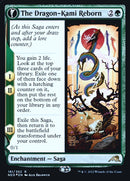 The Dragon-Kami Reborn // Dragon-Kami's Egg (PRE-181S) - Kamigawa: Neon Dynasty Promos: (fandfc, enchantment) Foil