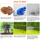 25.6" Humane Animal Trap Cage – Heavy-Duty Catch & Release