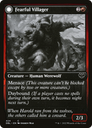 Fearful Villager // Fearsome Werewolf (DBL-424) - Innistrad: Double Feature: (Double Faced Transform)