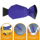 Ice Scraper Glove Car Windshield Snow Scraper Remover Glove Lined of Fleece Winter Ice Scraper Mitt Keep Warm
