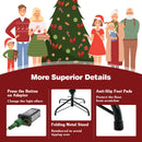 Pre-lit Christmas Tree with 280 Warm White LED Lights and 8 Lighting Modes