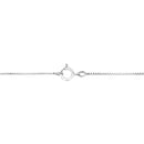 .925 Sterling Silver 5.0 Cttw Prong Set Round-cut Diamond Open Circle Hoop 18" Pendant Necklace (I-J Color, I2-I3 Clarity)