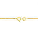 14K Yellow Gold Plated .925 Sterling Silver 1/2 Cttw Brilliant Round Cut Diamond Solitaire Milgrain 18" Pendant Necklace (K-L Color, I2-I3 Clarity)