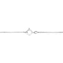 14K White Gold 1/10 Cttw Pear Shape Lab Grown Diamond Solitaire Pendant Necklace (F-G Color, VS2-SI1 Clarity)