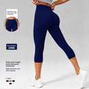 Womens Tight-fitting Shaping Capri Cycling Pants