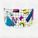 80's Vibe Tumbler Boot- pink, green, blue, yellow