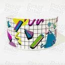 80's Vibe Tumbler Boot- pink, green, blue, yellow