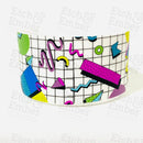 80's Vibe Tumbler Boot- pink, green, blue, yellow