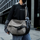 Large-Capacity Minimalist Canvas Crossbody Bag For Men
