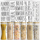 Core 157 Pantry Labels for Food Containers