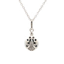 .08ct Black Diamond Animal Pendant Sterling Silver