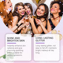 Brightening Glitter Spray, Glitter Highlight Spray Natural Stereo Long-Lasting Brightening Glitter