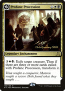 Profane Procession // Tomb of the Dusk Rose (PRE-166S) - Rivals of Ixalan Promos: (compasslanddfc) Foil