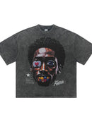 Men's Graphic Round Neck Short Sleeve T-Shirt