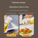 470ml Olive Oil Sprayer Dispenser 2-in-1 Glass Bottle