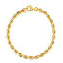 Silk Rope Chain Bracelet in 14k Yellow Gold (4.30 mm)