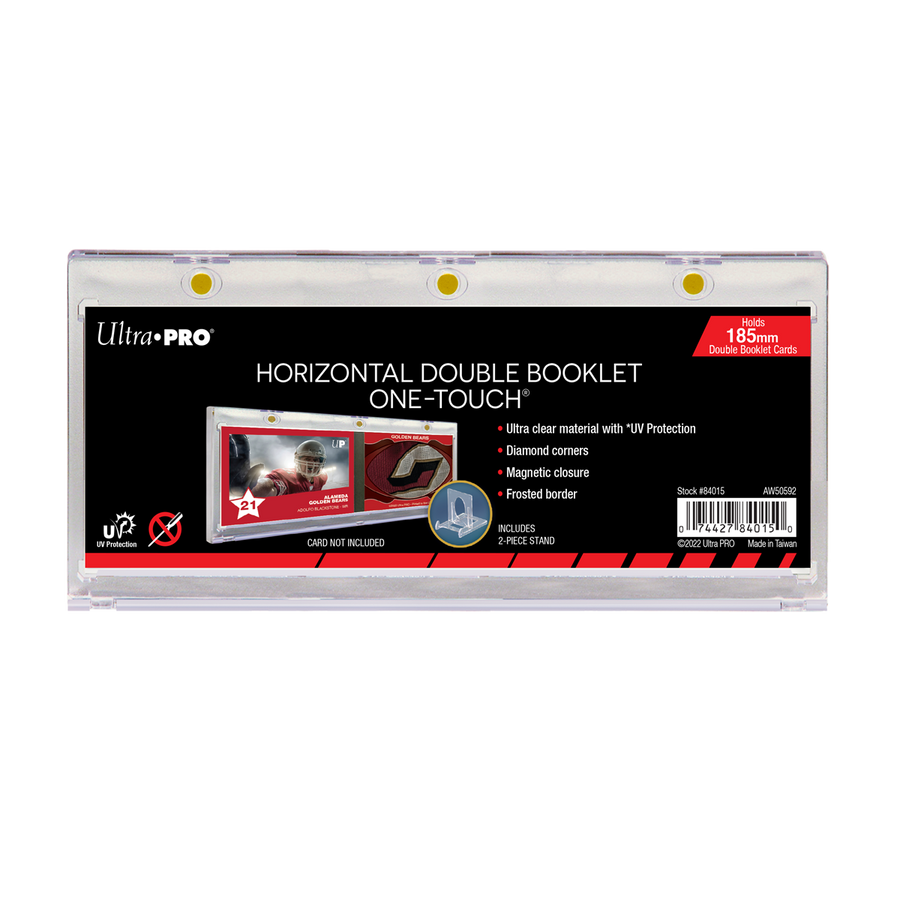 185mm Double Booklet Card UV ONE-TOUCH® Magnetic Holder