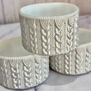 Silver Holographic Metallic MACRAME Tumbler Boot