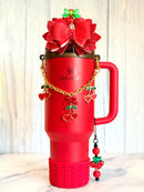 Cherry Love Deluxe Tumbler Charm Necklace