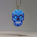 Sugar Skull Skeleton Charm - Tumbler Handle Charm