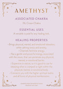Amethyst Crystal Healing Scented Glass Candle