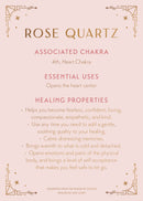 Rose Quartz Crystal Healing Scented Glass Candle