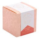 Rose Quartz Crystal Healing Scented Glass Candle