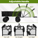 880 lbs Utility Wagon Flatbed with Removable Oxford Cloth Liner