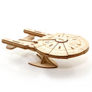 IncrediBuilds: Star Trek The Next Generation: U.S.S. Enterprise NCC-1701-D 3D Wood Model and Book