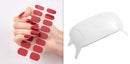Waterproof Long Lasting Nail Stickers Letter Color