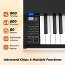 88-Key Keyboard Piano Set with Adjustable Stand