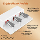88-Key Keyboard Piano Set with Adjustable Stand