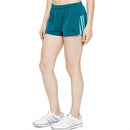 Adidas Women's D2m Knit Shorts Real Teal, Size XL
