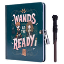 Harry Potter: Wands at the Ready Lock & Key Diary