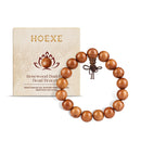 Rosewood Buddha Bead Bracelet Daily Simple Fashion Design Bracelet Personality All-In-One Beaded Bracelet