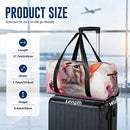 Personalized Orange Kitten Duffel Bag with Custom Name ā Cute Cat Travel, Gym & Weekend Bag