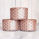 Rose Gold Metallic Waffle Tumbler Boot -Fall fits 20-40oz