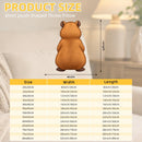 Personalized Capybara Plush Pillow with Custom Name Sign