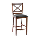 Counter Height Bar Stools 25 Inch - Set of 2 with PU Leather