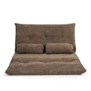 6-Position Adjustable Sleeper Lounge Couch with 2 Pillows